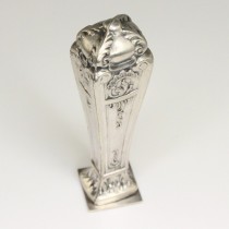 elegant maner pentru stampila, din argint. Franta. cca 1900